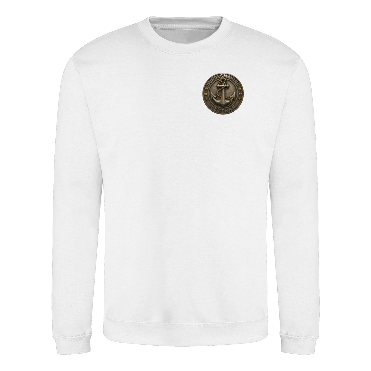Logo BUNDESMARINE - Metalleffekt - Basic Sweatshirt