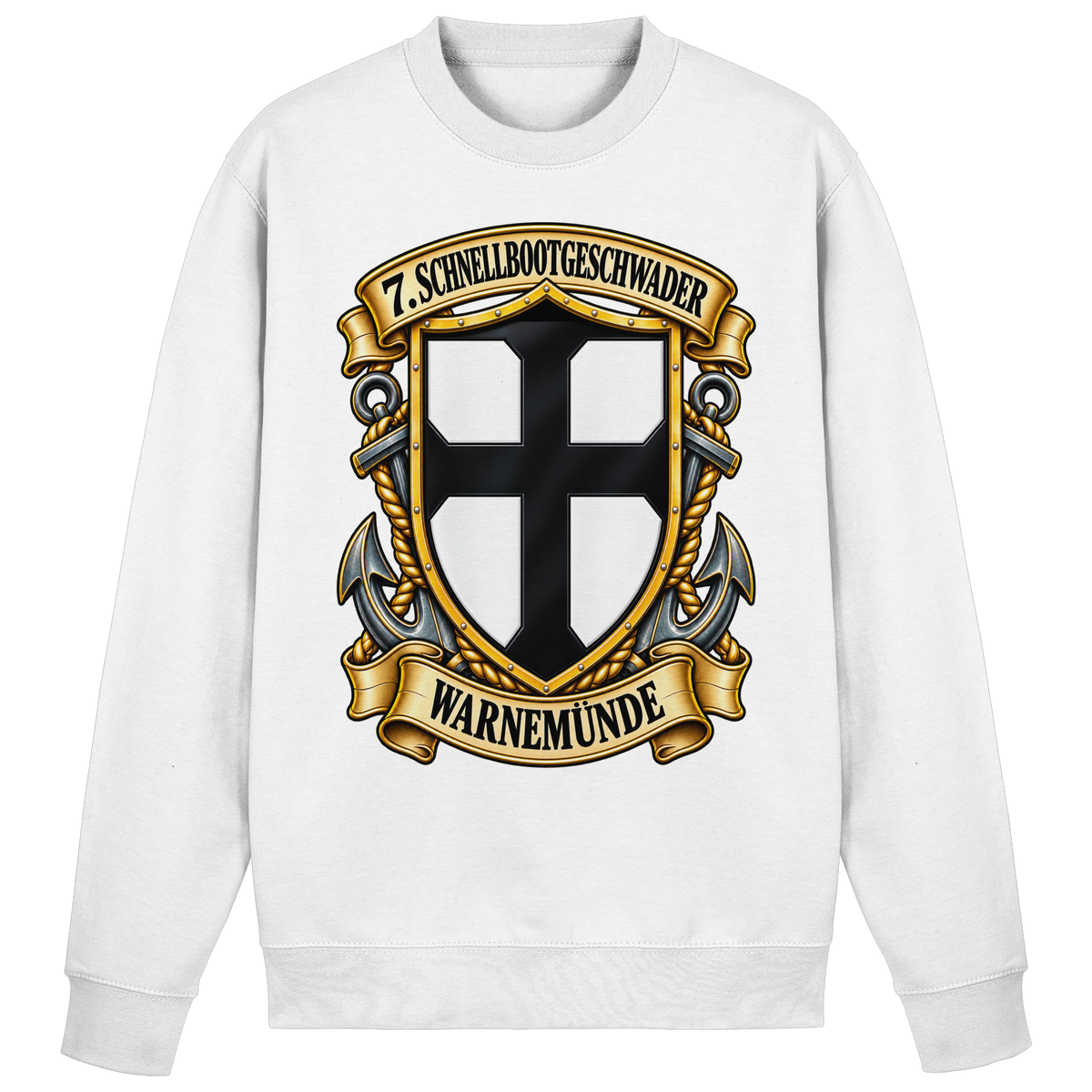 Wappen 7. Schnellbootgeschwader - WARNEMÜNDE - Basic Sweatshirt