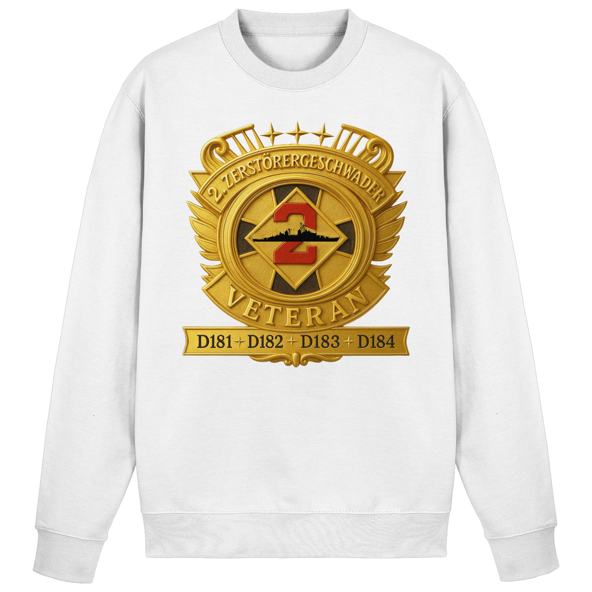 2. Zerstörergeschwader - Veteran - Basic Sweatshirt