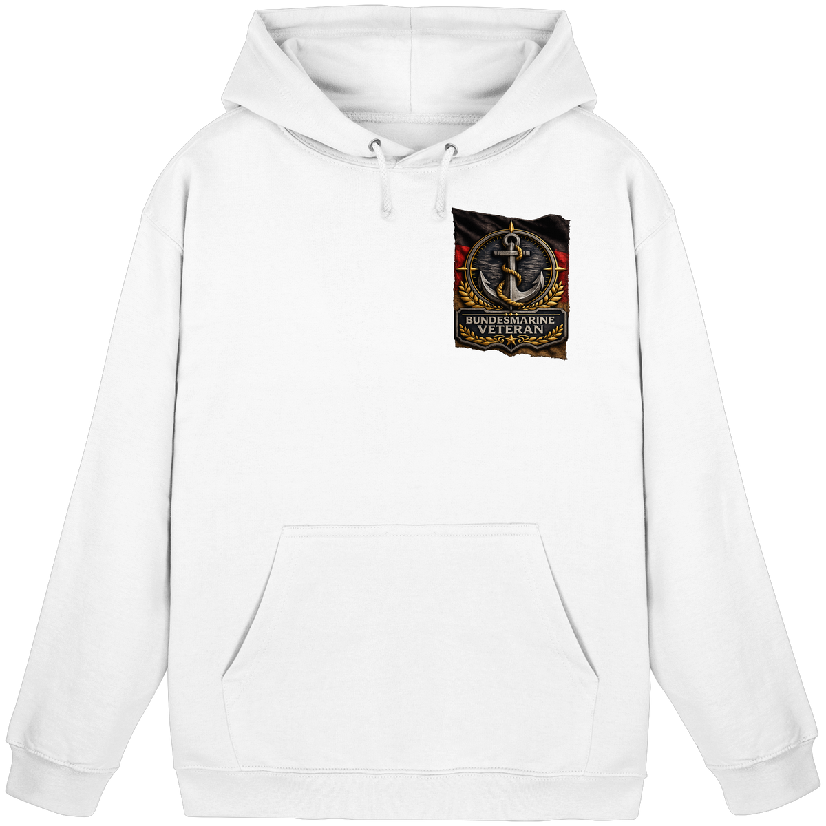 Bundesmarine Veteran Flagge - Brustlogo - Basic Unisex Hoodie