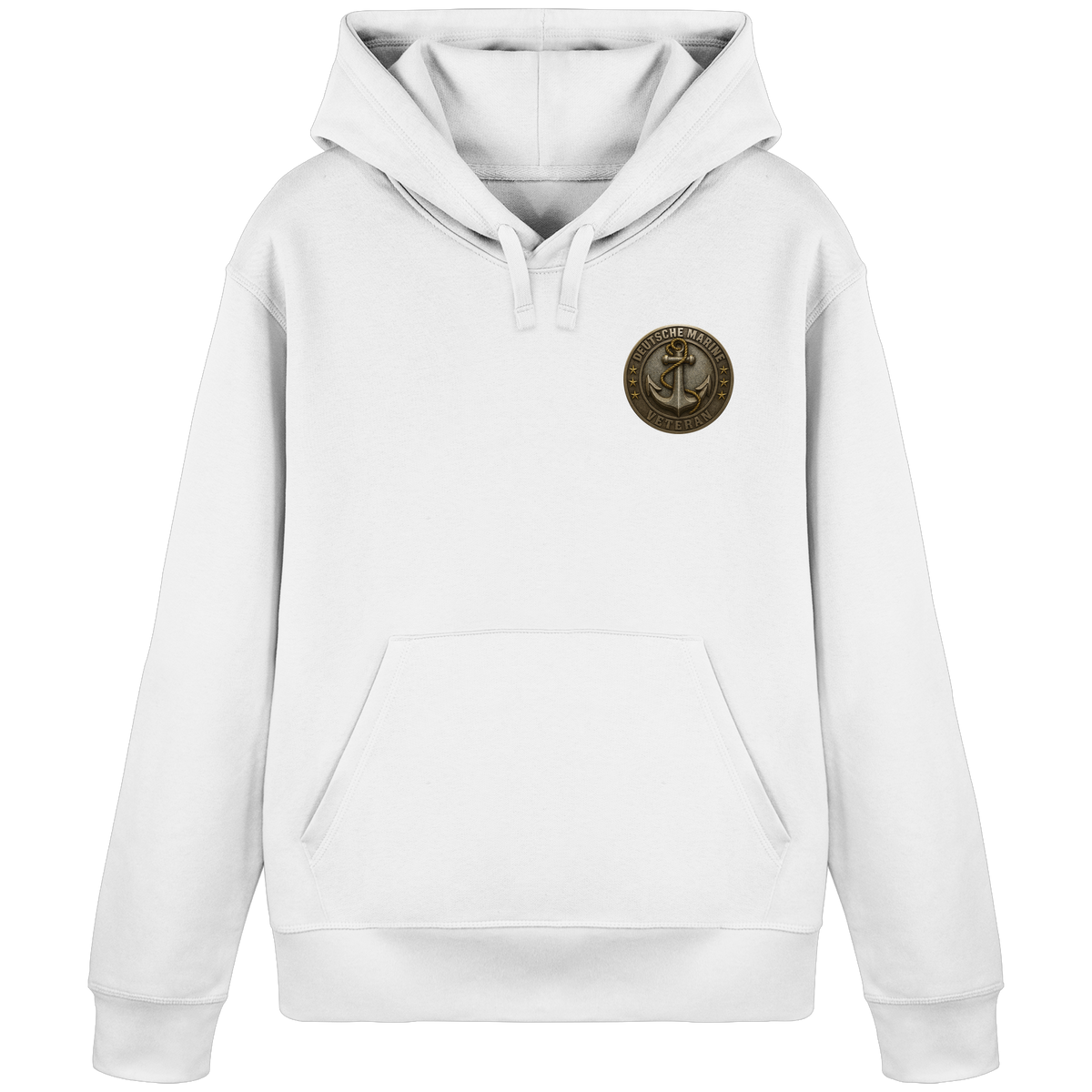 Deutsche Marine Veteran - Metalleffekt - Organic Basic Hoodie