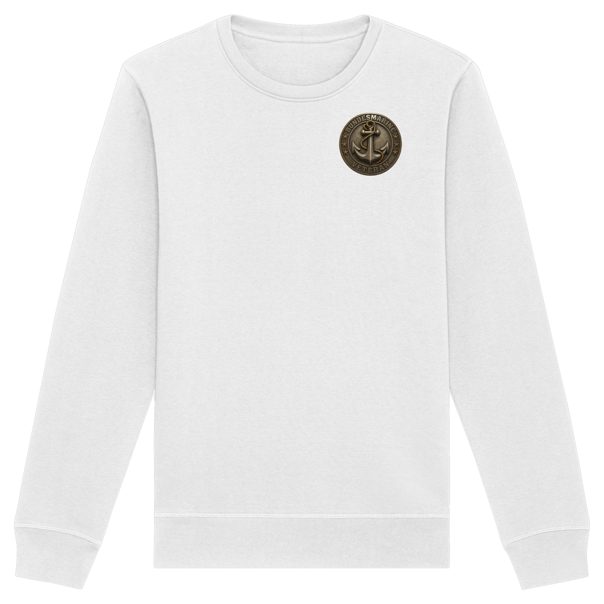 Logo BUNDESMARINE - Metalleffekt - Organic Basic Unisex Sweatshirt