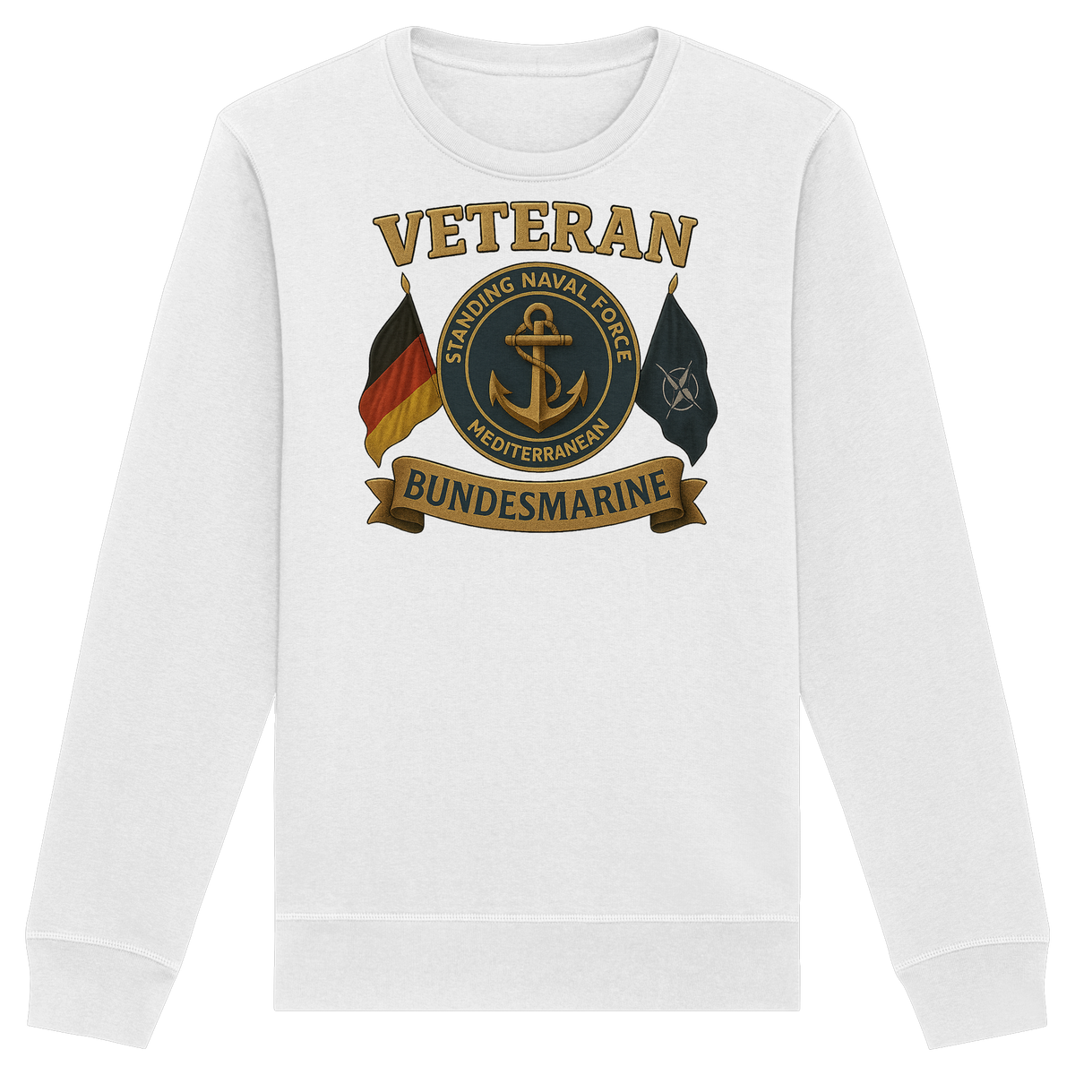 Veteran BUNDESMARINE - SNFM - Organic Basic Unisex Sweatshirt