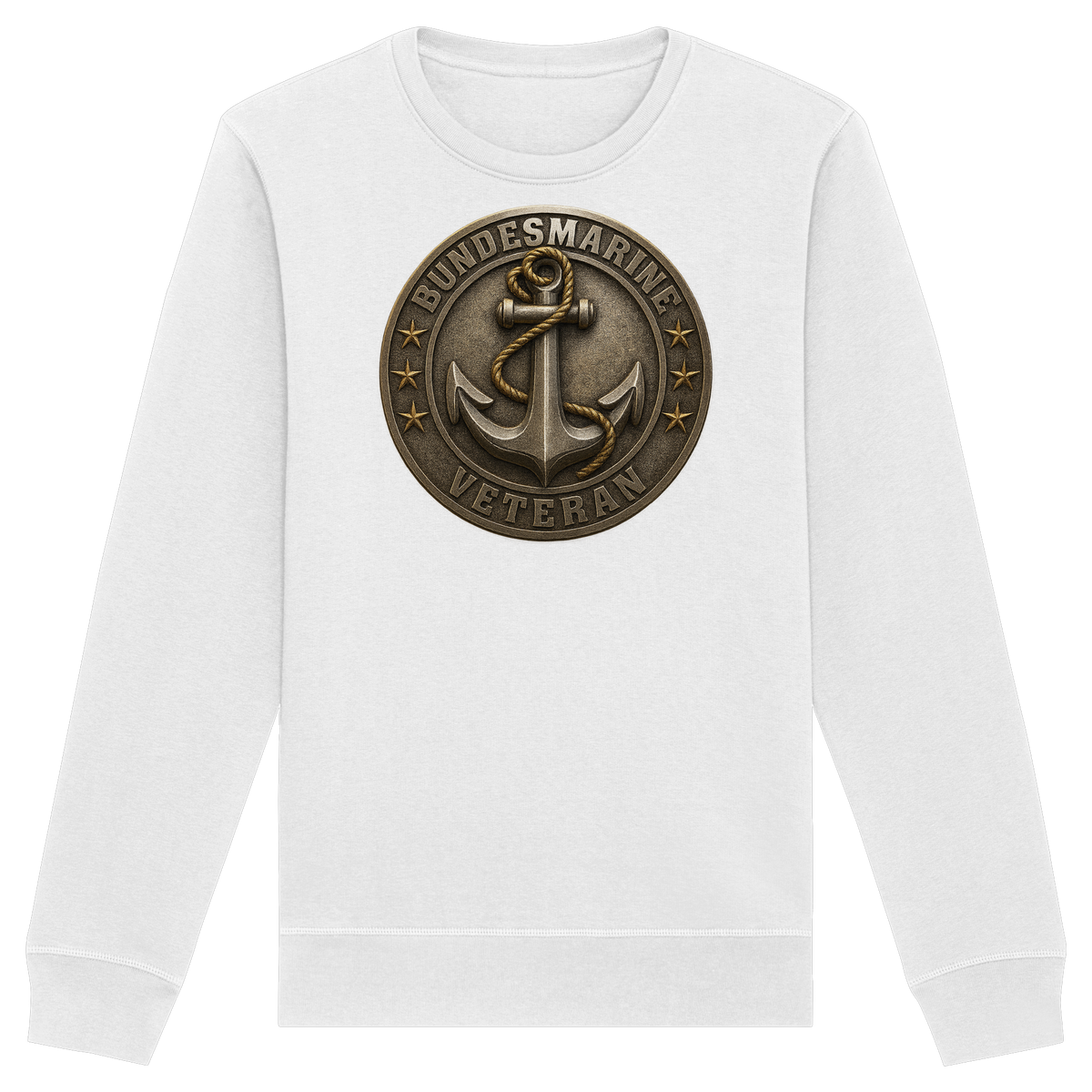 Logo BUNDESMARINE - Metalleffekt - Organic Basic Unisex Sweatshirt