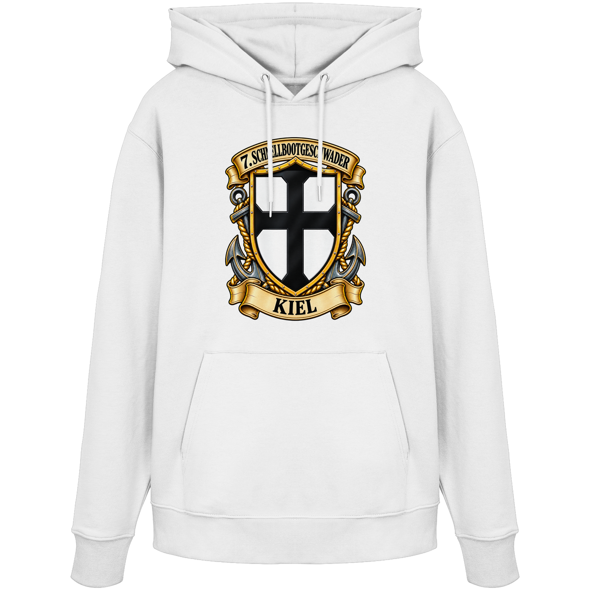 Wappen 7. Schnellbootgeschwader - KIEL - Organic Hoodie