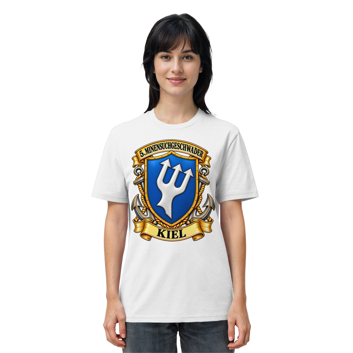 Wappen 5. Minensuchgeschwader - KIEL - Organic Shirt