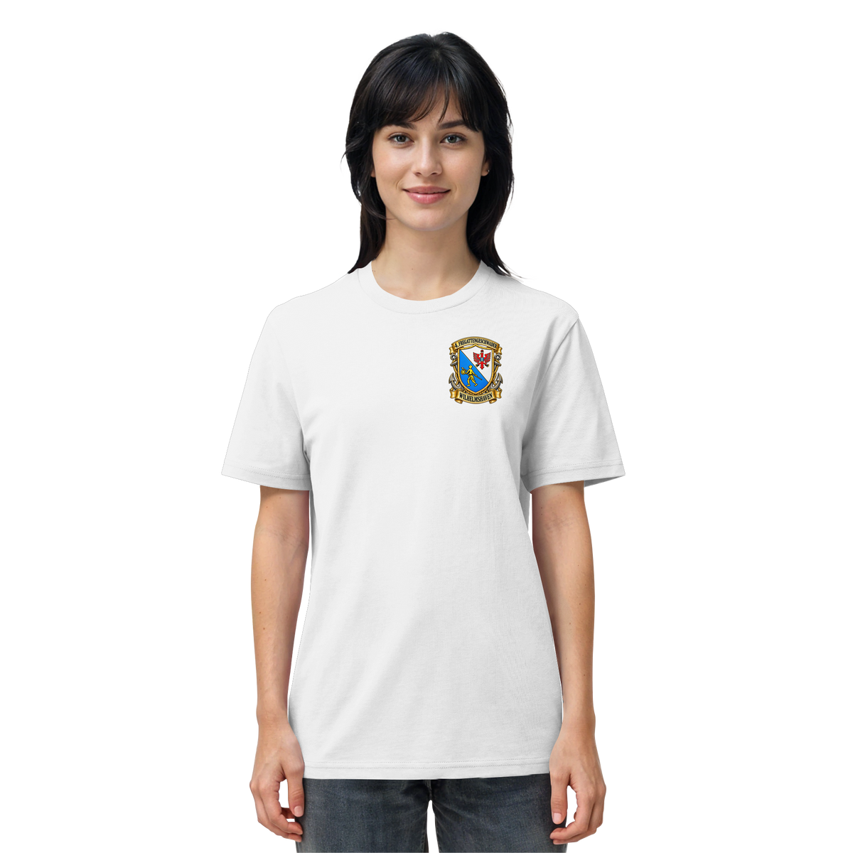 Wappen 4. Fregattengeschwader - Wilhelmshaven - Brustlogo - Organic Shirt
