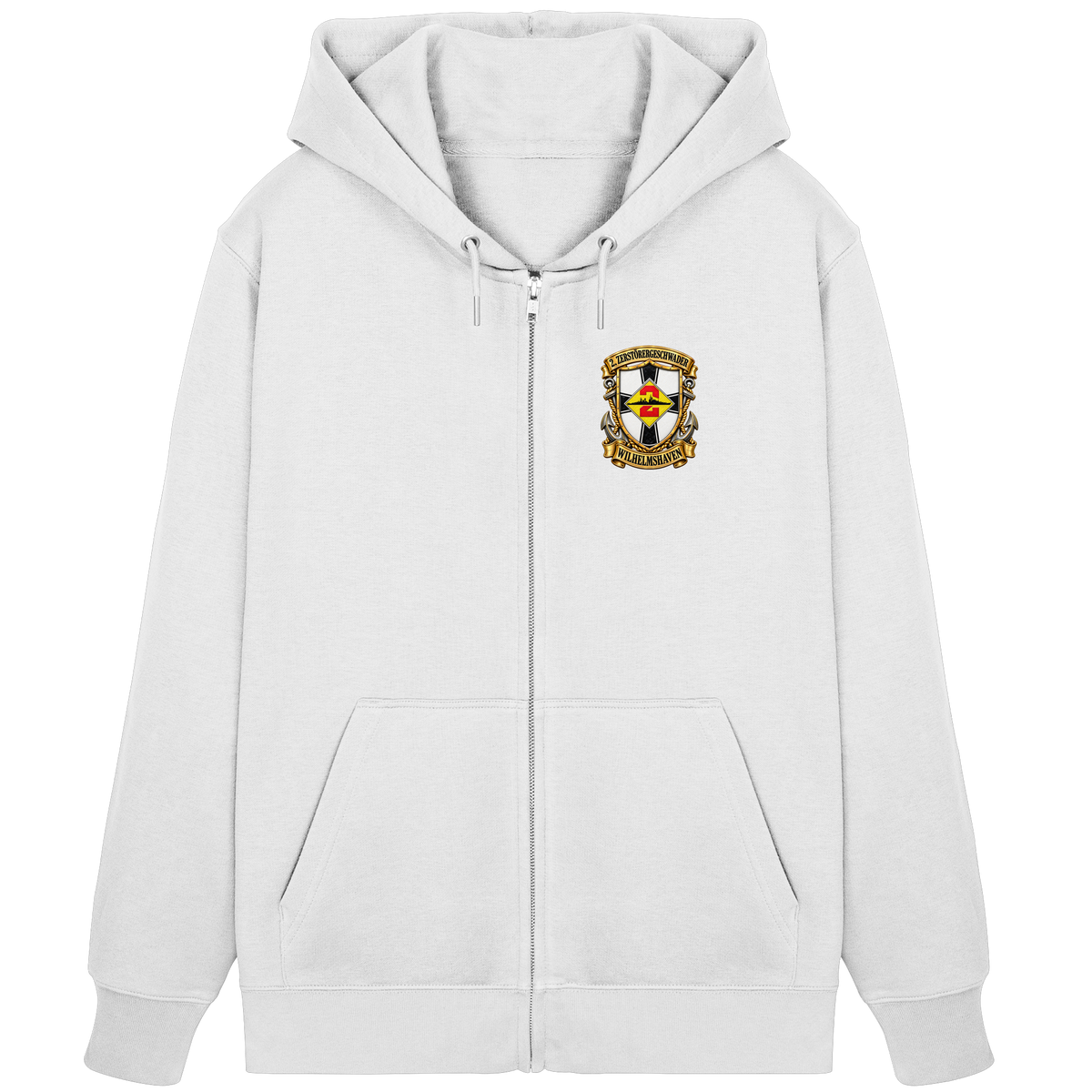 Wappen 2. Zerstörergeschwader - WILHELMSHAVEN - Brustlogo - Organic Zipper