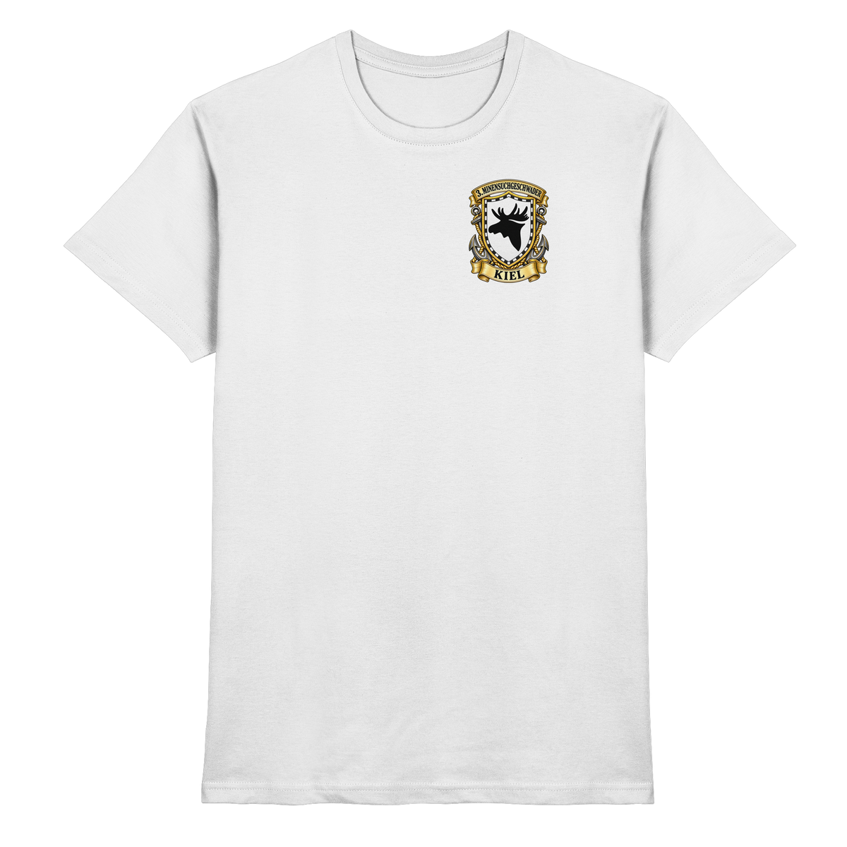 Wappen 3. Minensuchgeschwader - KIEL - Brustlogo - Premium Shirt