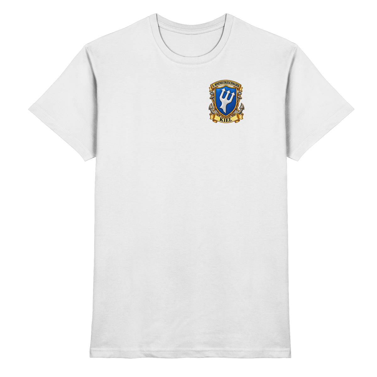 Wappen 5. Minensuchgeschwader - KIEL - Brustlogo - Premium Shirt