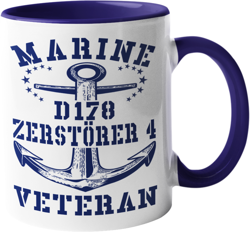 Kaffeebecher D178 ZERSTÖRER 4 MV Anker