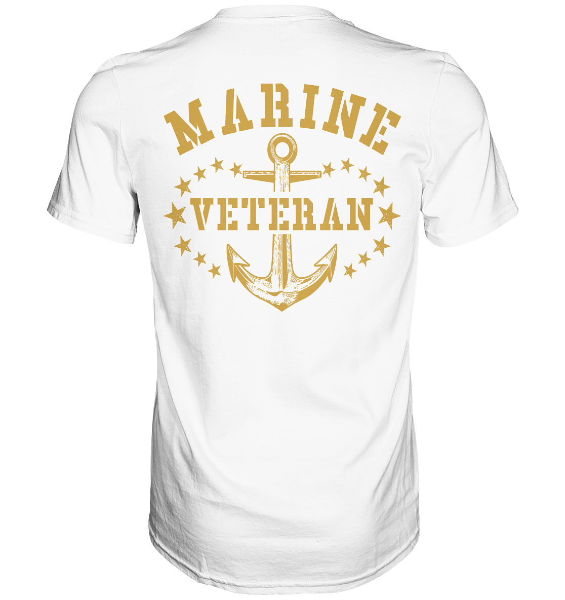 Marine Veteran und Wunsch-Verwendungsreihe beids. Druck - Premium Shirt