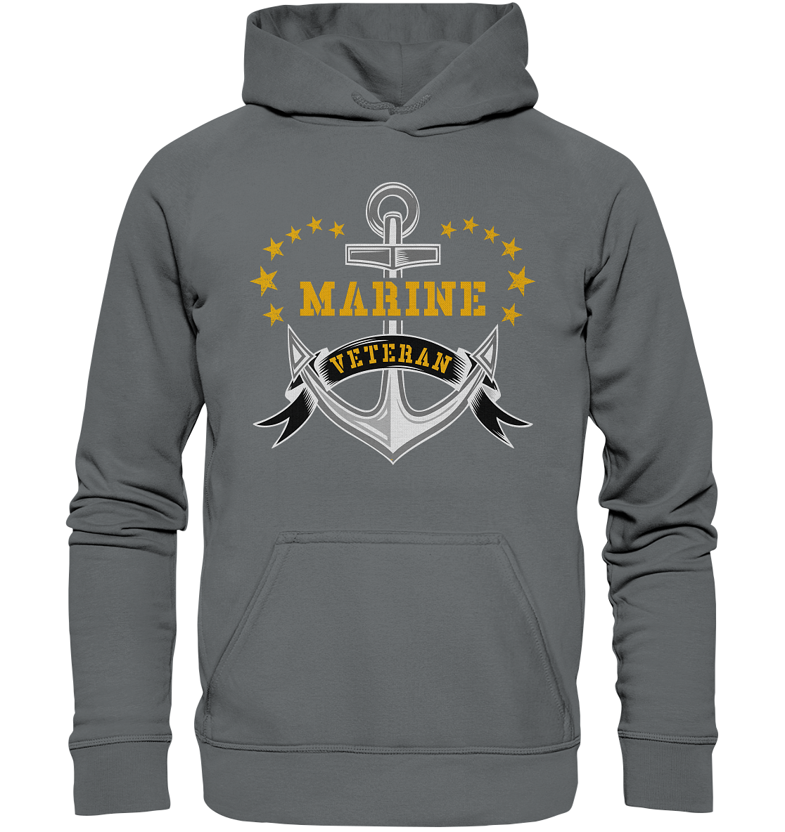 Marine Veteran Anker - Basic Unisex Hoodie