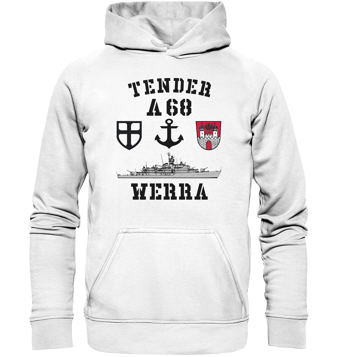 Tender A68 WERRA 7.SG Anker - Basic Unisex Hoodie