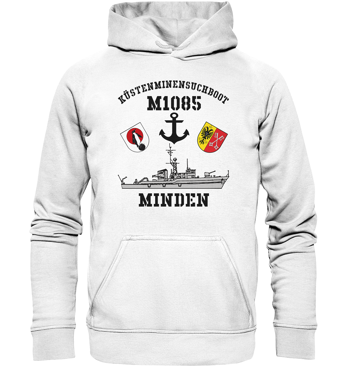 KM-Boot M1085 MINDEN Anker - Basic Unisex Hoodie