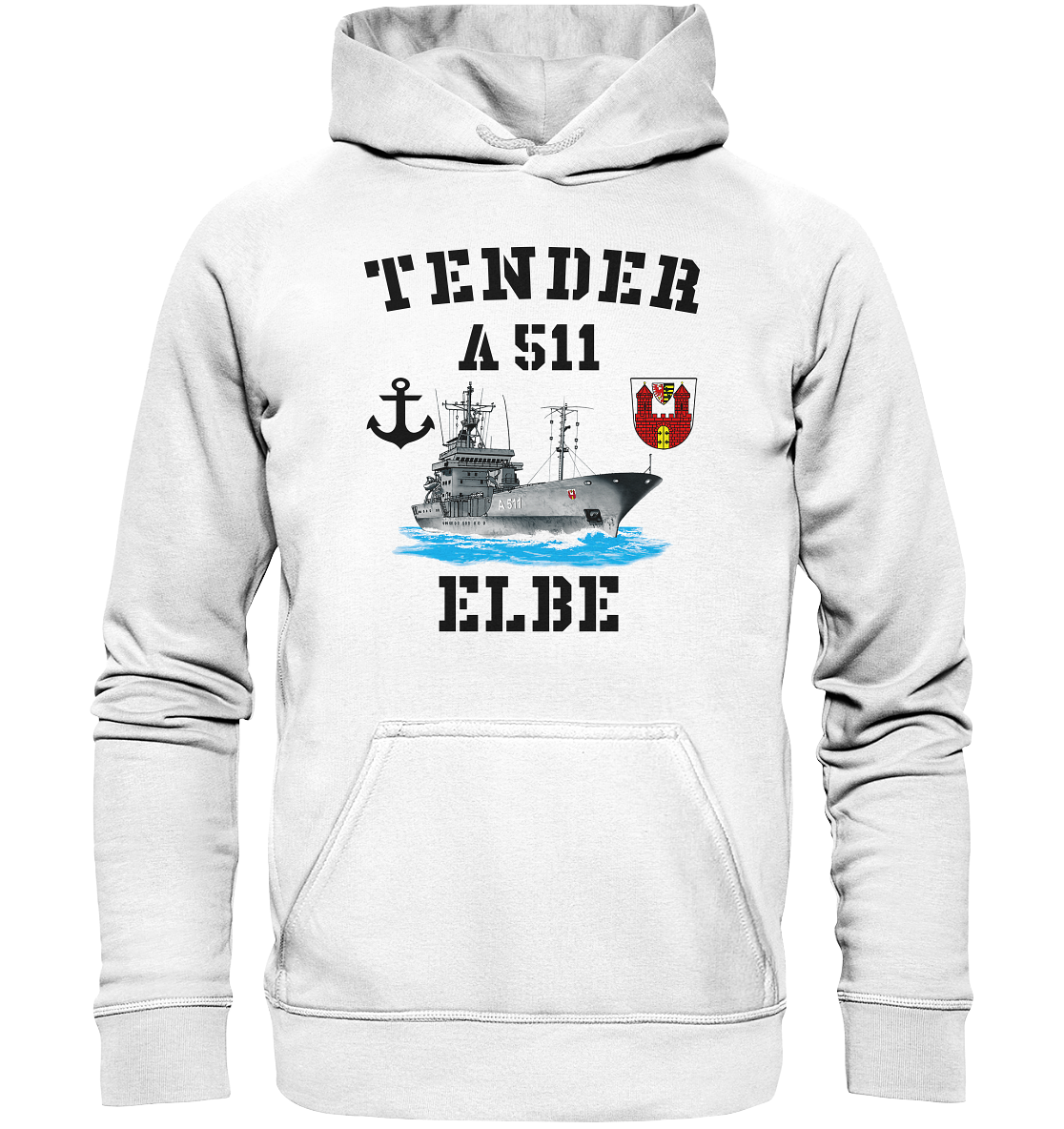 Tender A511 ELBE Anker - Basic Unisex Hoodie