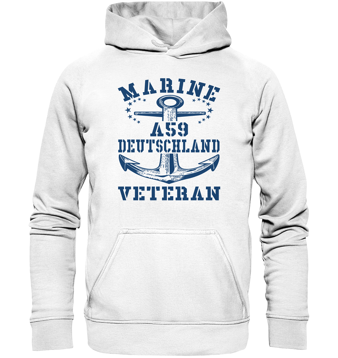 MARINE VETERAN A59 DEUTSCHLAND - Basic Unisex Hoodie