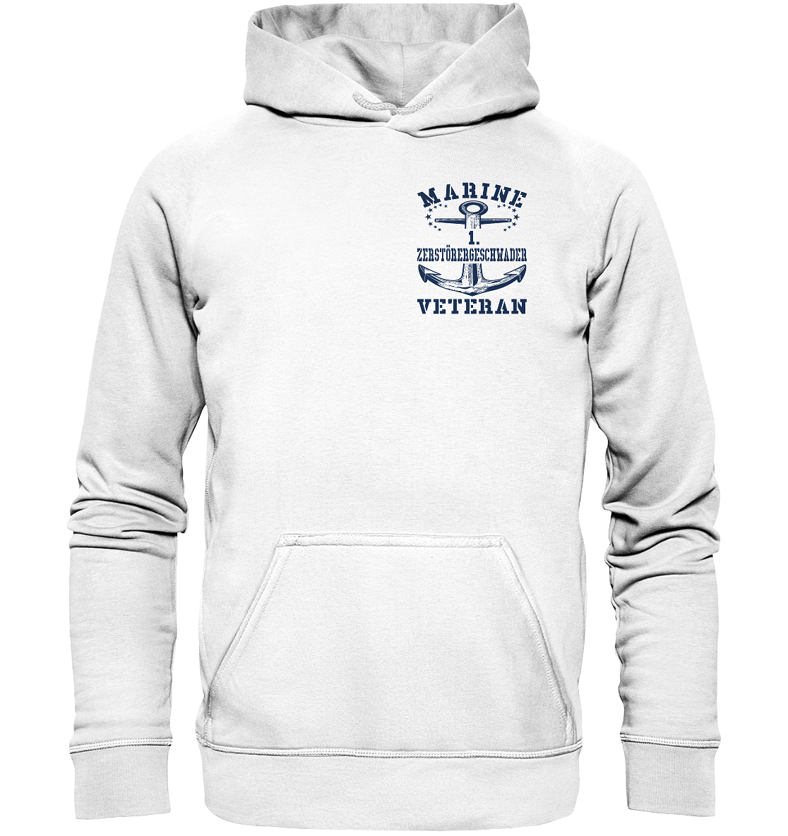 1. Zerstörergeschwader Marine Veteran - Basic Unisex Hoodie