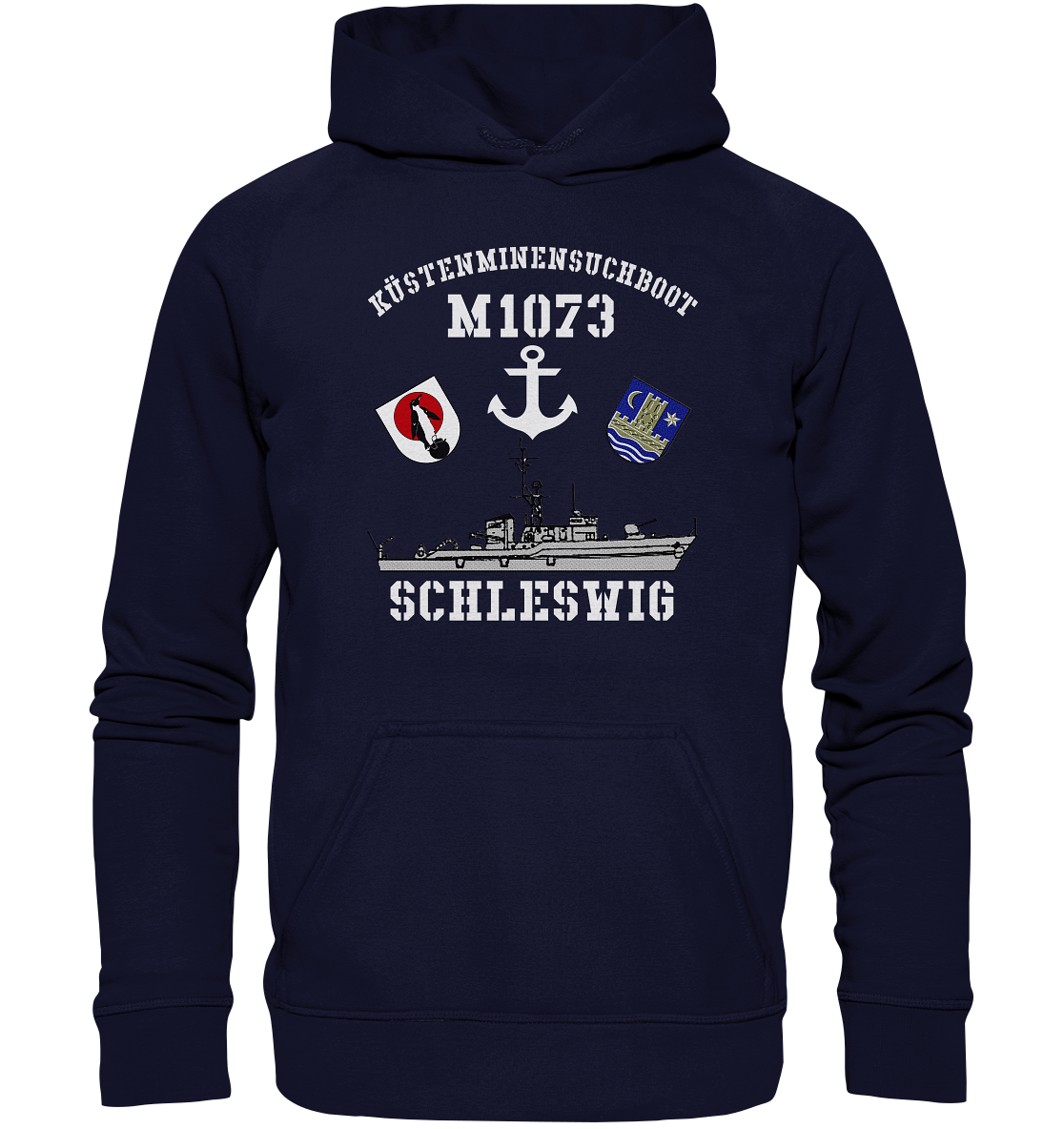KM-Boot M1073 SCHLESWIG Anker - Basic Unisex Hoodie XL