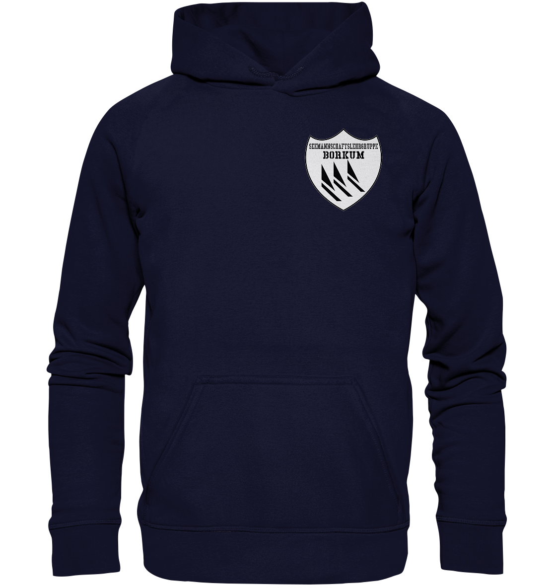 Seemannschaftslehrgruppe BORKUM Brustwappen - Basic Unisex Hoodie XL