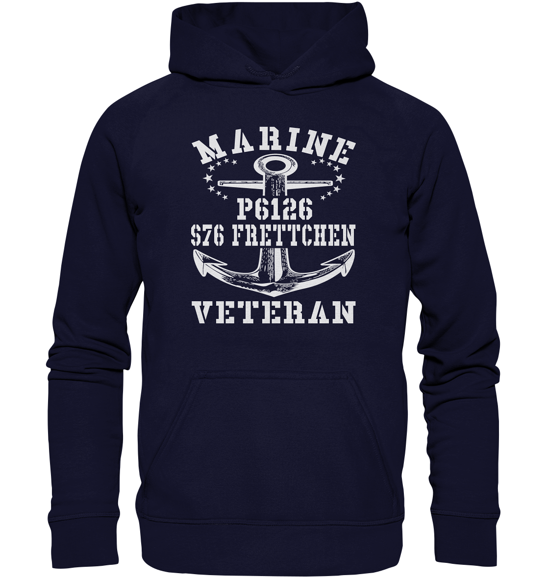 FK-Schnellboot P6126 FRETTCHEN Marine Veteran - Basic Unisex Hoodie XL