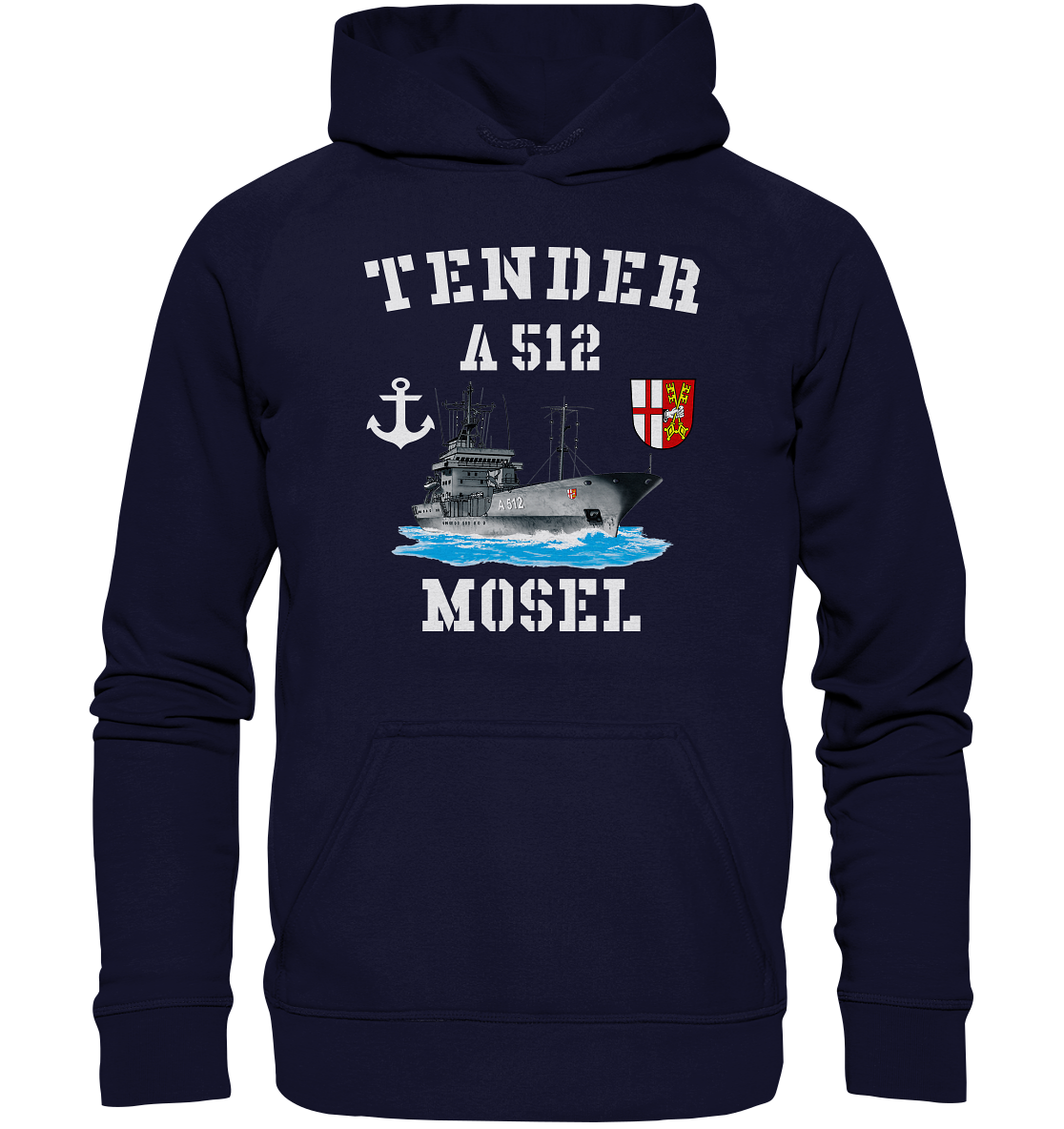 Tender A512 MOSEL Anker - Basic Unisex Hoodie XL