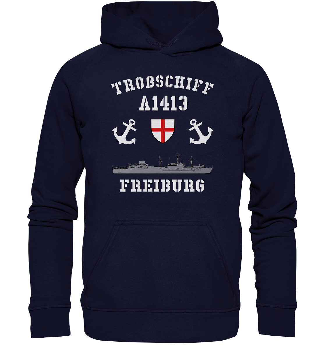 Troßschiff A1413 FREIBURG nach Umbau - Basic Unisex Hoodie XL