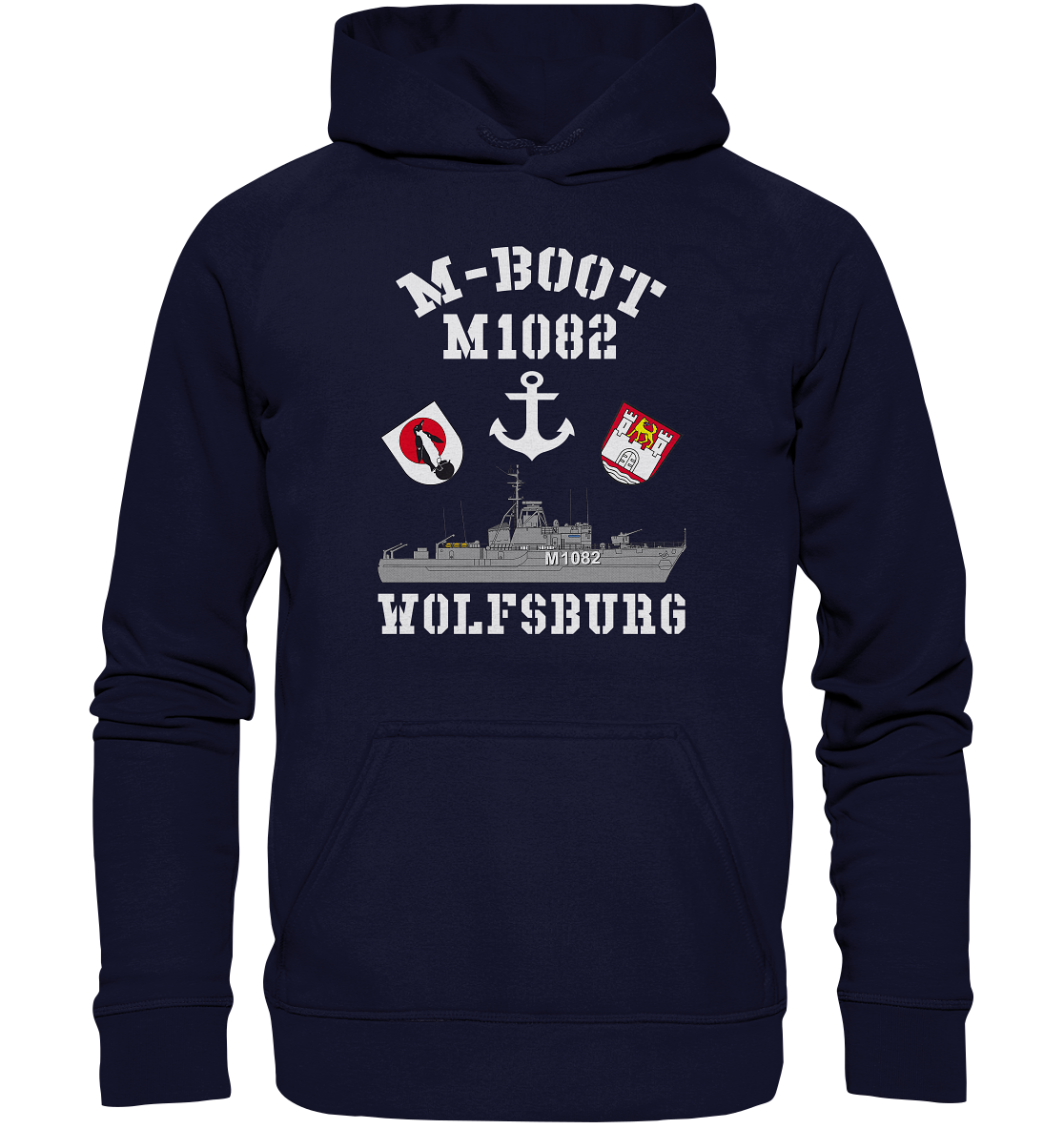 M-Boot M1082 WOLFSBURG Anker (HL) - Basic Unisex Hoodie XL