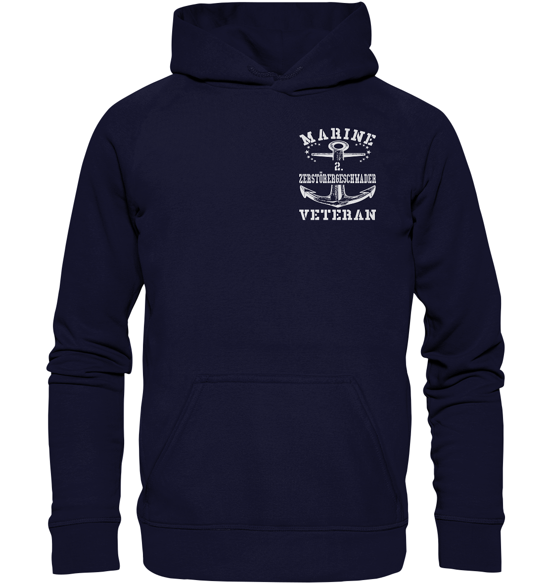 2. Zerstörergeschwader Marine Veteran - Basic Unisex Hoodie XL