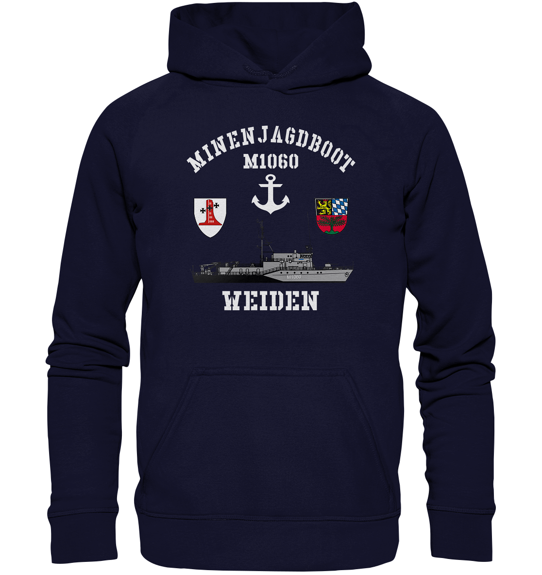 Mij.-Boot M1060 WEIDEN Anker 1.MSG - Basic Unisex Hoodie XL