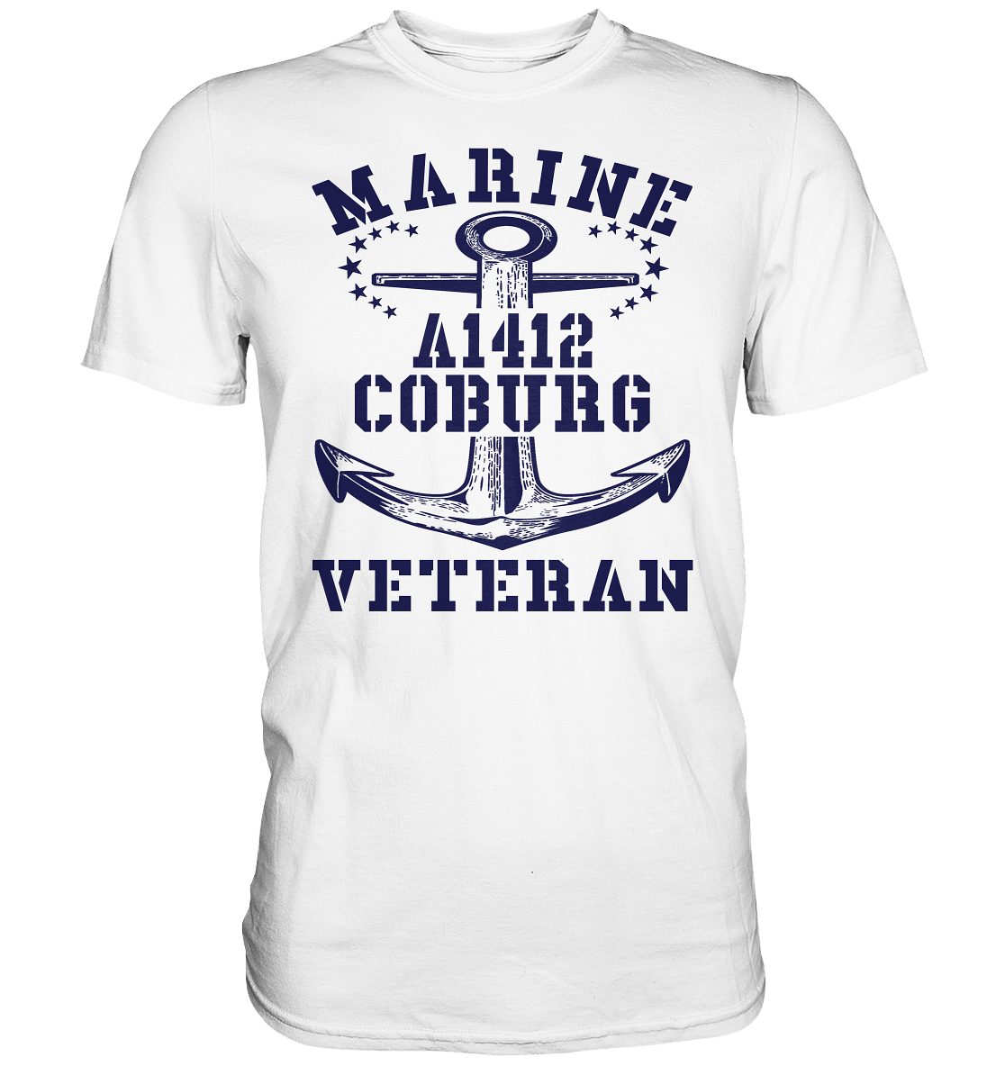 Troßschiff A1412 COBURG Marine Veteran - Premium Shirt