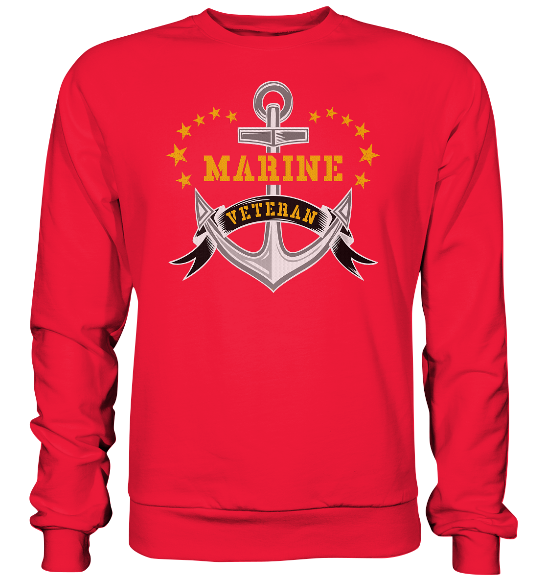Marine Veteran Anker - Premium Sweatshirt