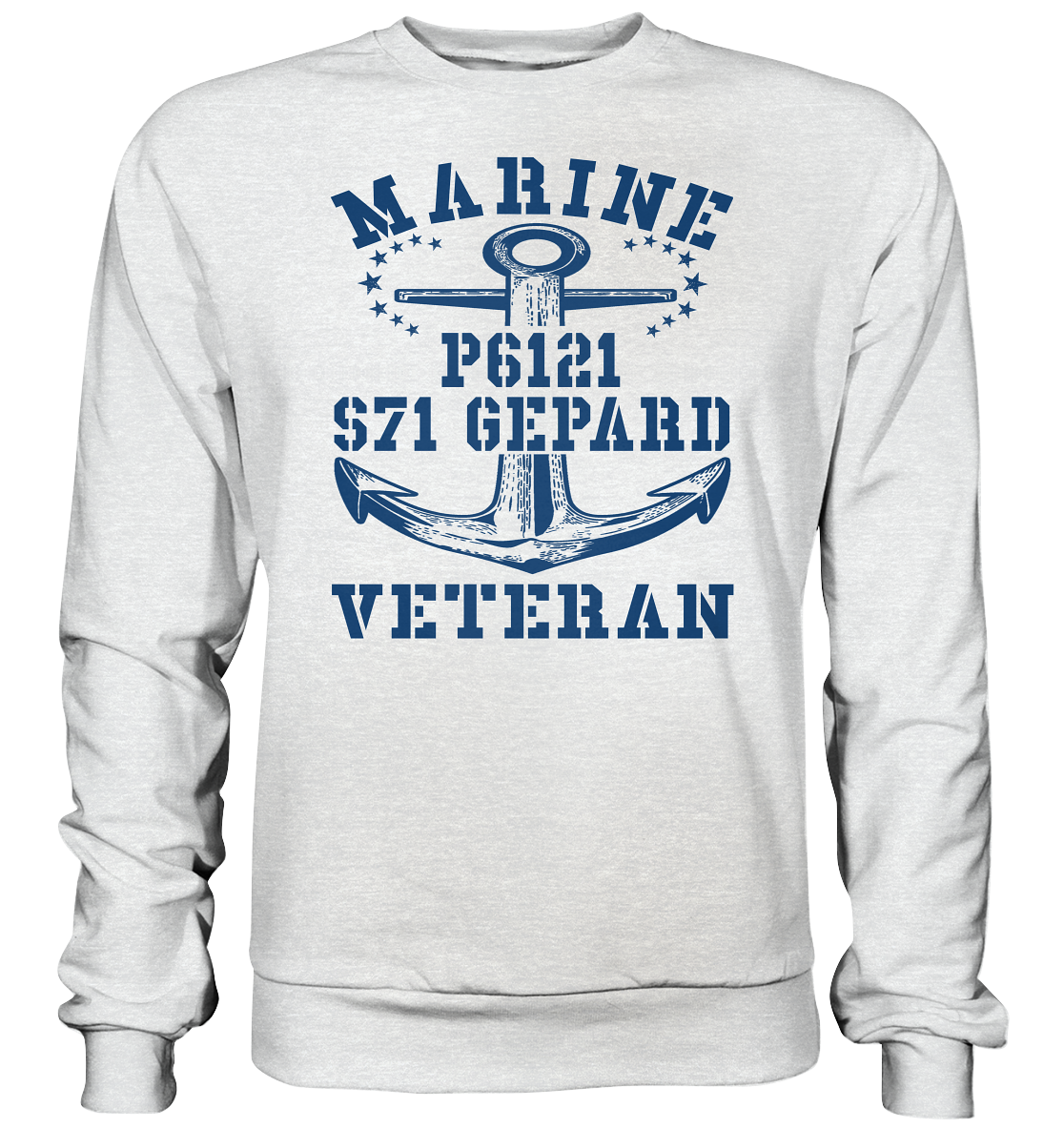 FK-Schnellboot P6121 GEPARD Marine Veteran - Premium Sweatshirt