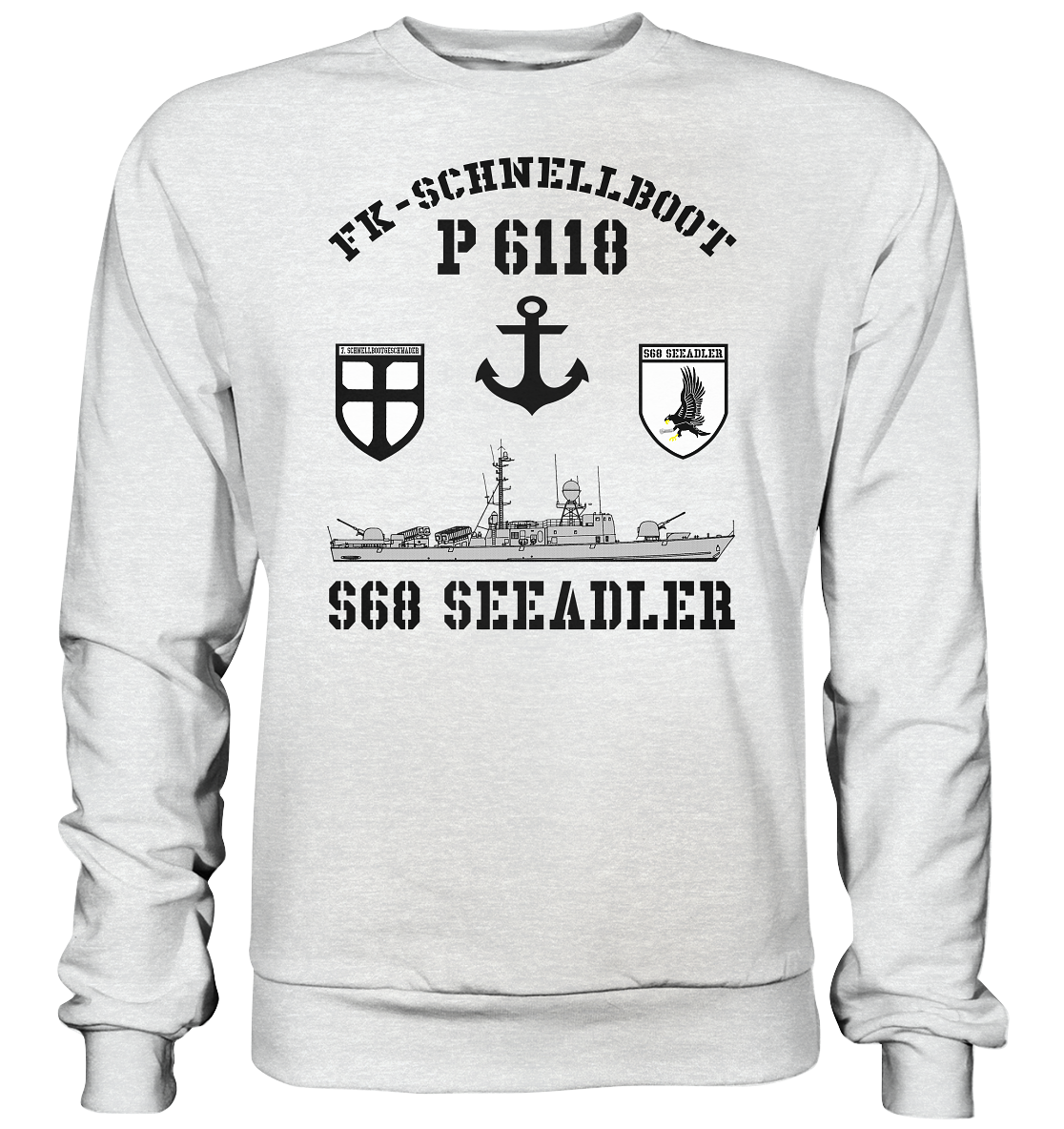 FK-Schnellboot P6118 SEEADLER 7.SG Anker - Premium Sweatshirt