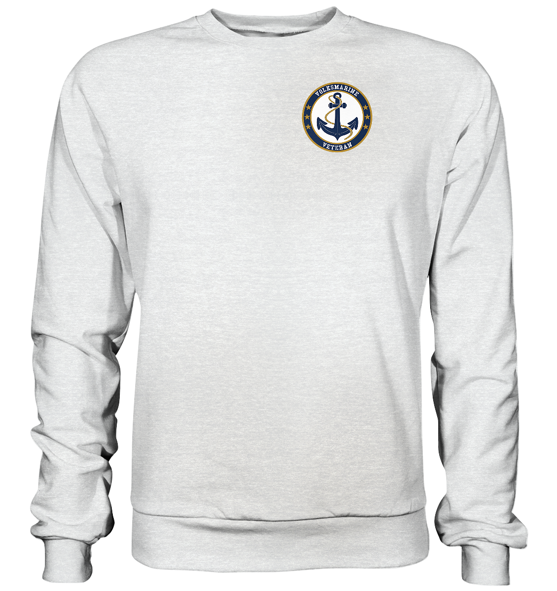 VOLKSMARINE Marine Veteran Brustlogo - Premium Sweatshirt