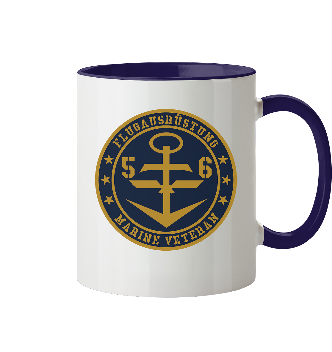 Marine Veteran 56er FLUGAUSRÜSTUNG - Tasse zweifarbig