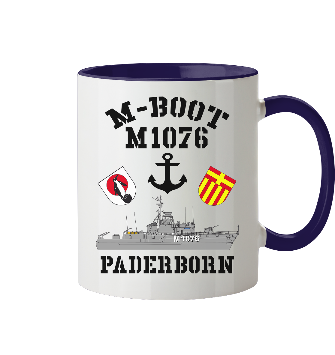 M-Boot M1076 PADERBORN Anker (HL) - Tasse zweifarbig