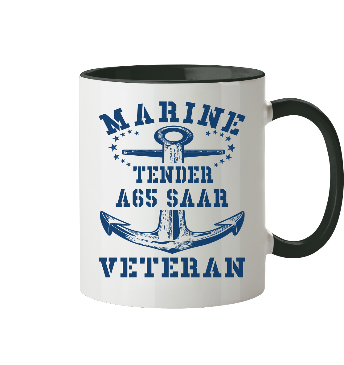 Tender A65 SAAR Marine Veteran - Tasse zweifarbig