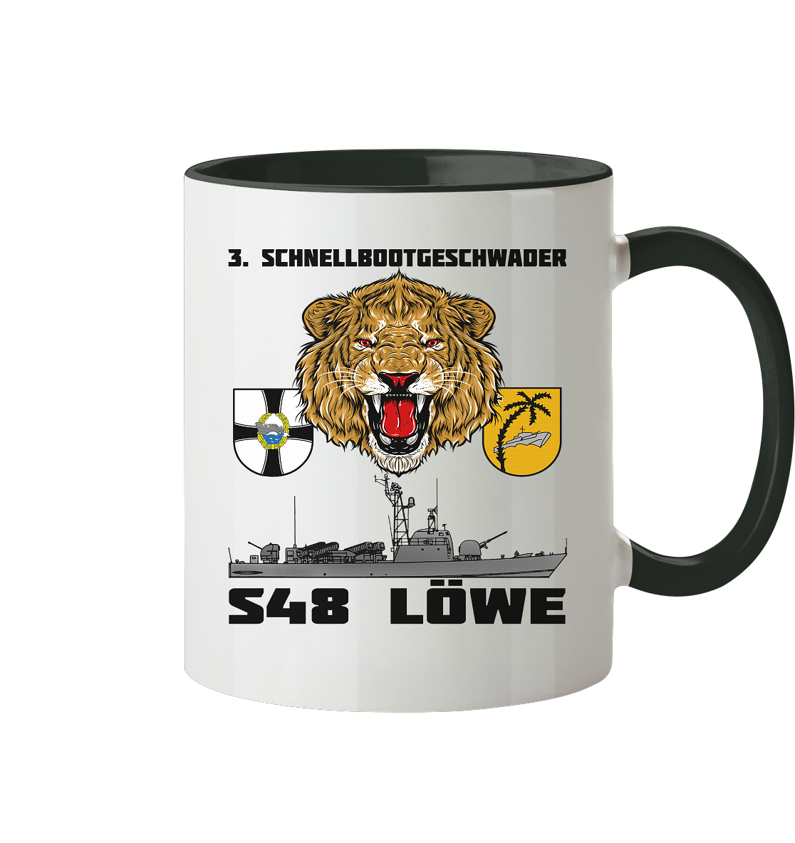 S48 LÖWE - Tasse zweifarbig