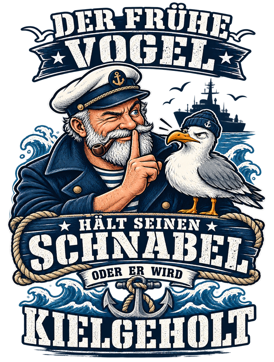 Der frühe Vogel... Kielgeholt