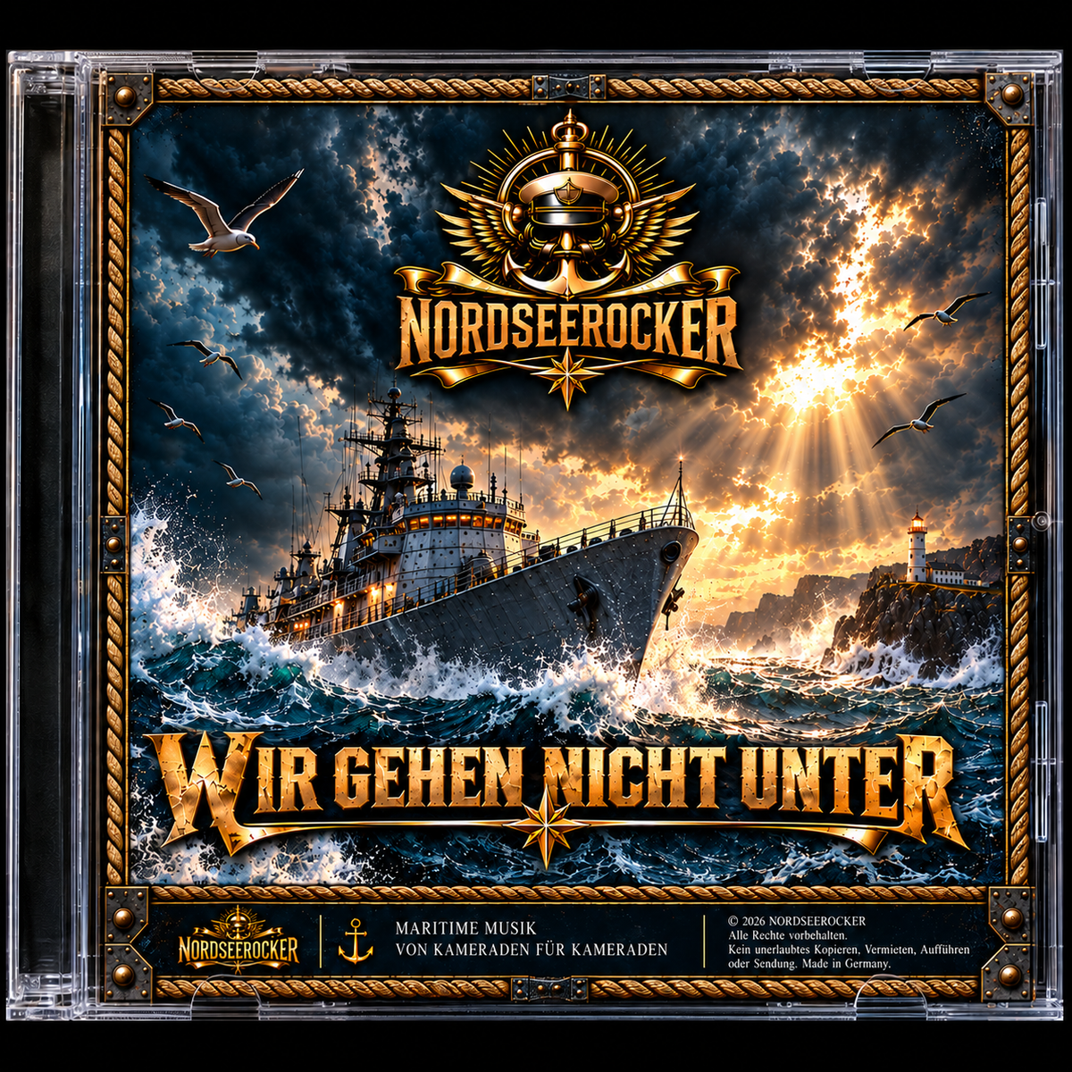 CD - Nordseerocker - Wir gehen nicht unter - 14 Titel