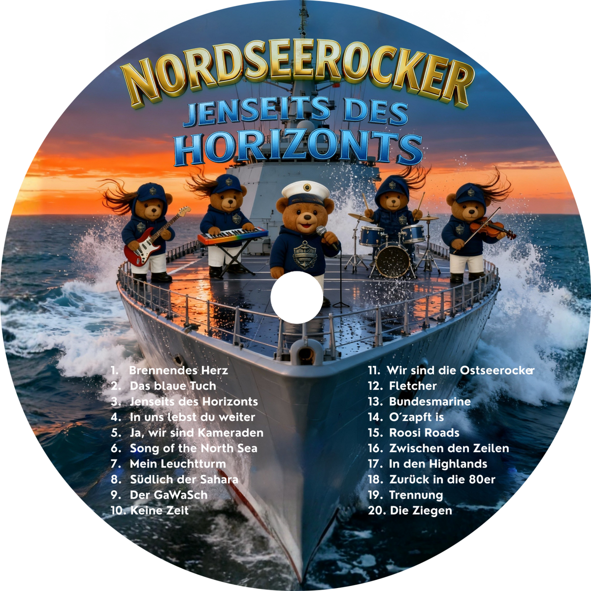 CD - Nordseerocker - Jenseits des Horizonts - 20 Titel