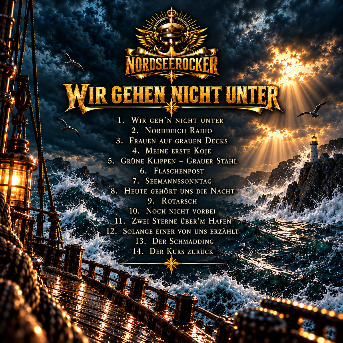 CD - Nordseerocker - Wir gehen nicht unter - 14 Titel