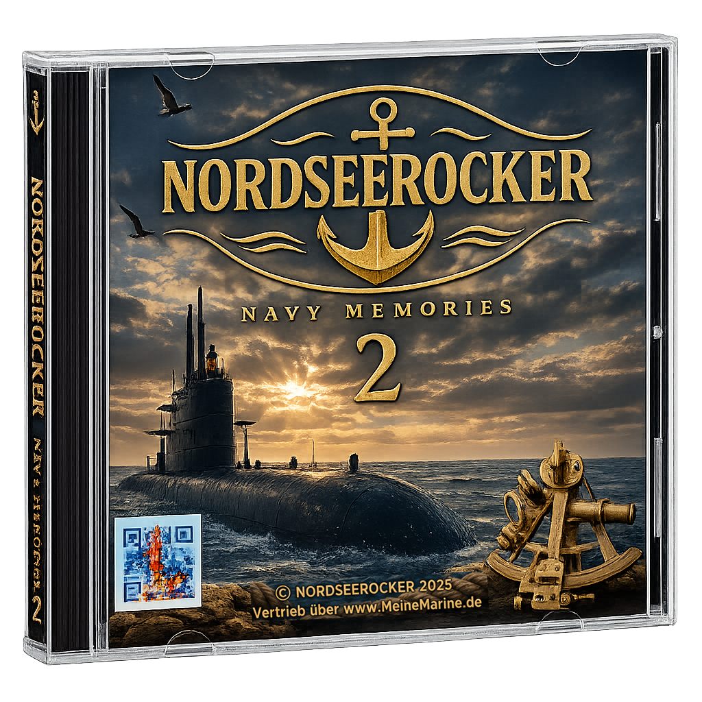 CD - Nordseerocker - Navy Memories  2  - 22 Titel