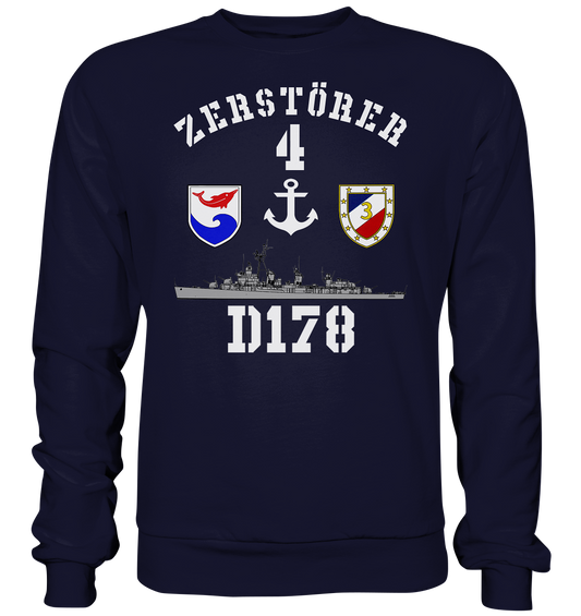 D178 ZERSTÖRER 4 Anker   - Basic Sweatshirt