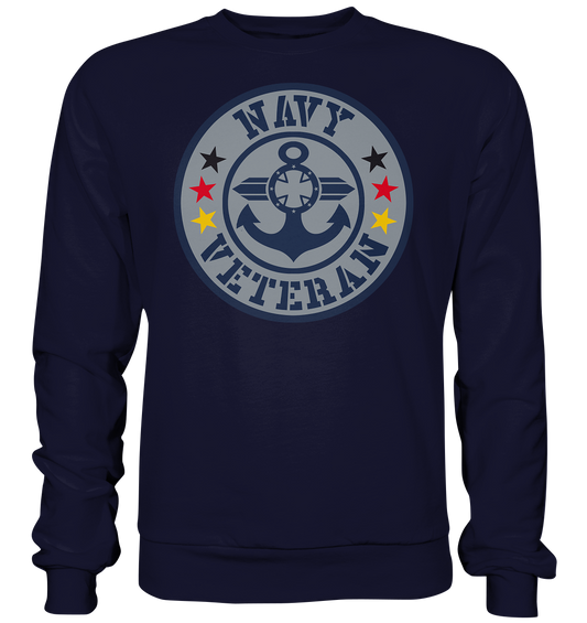NAVY VETERAN Sterne - Basic Sweatshirt