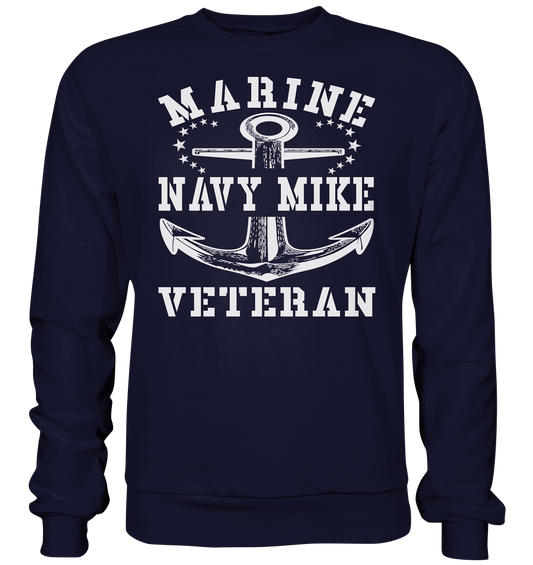 Marine Veteran Navy Mike - Basic Sweatshirt