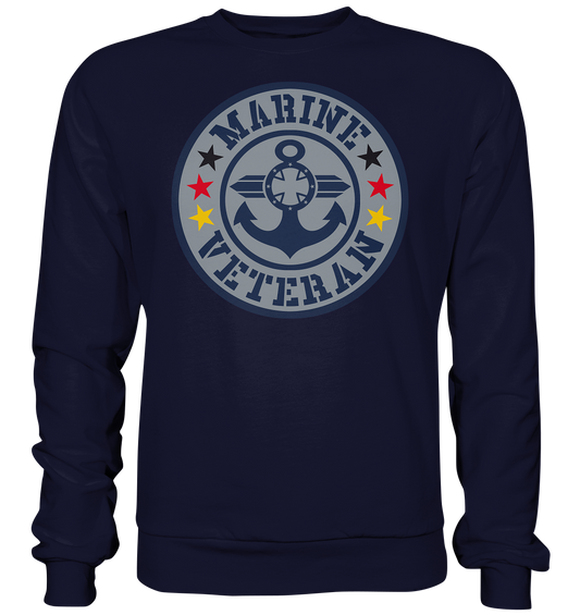 MARINE VETERAN Sterne - Basic Sweatshirt