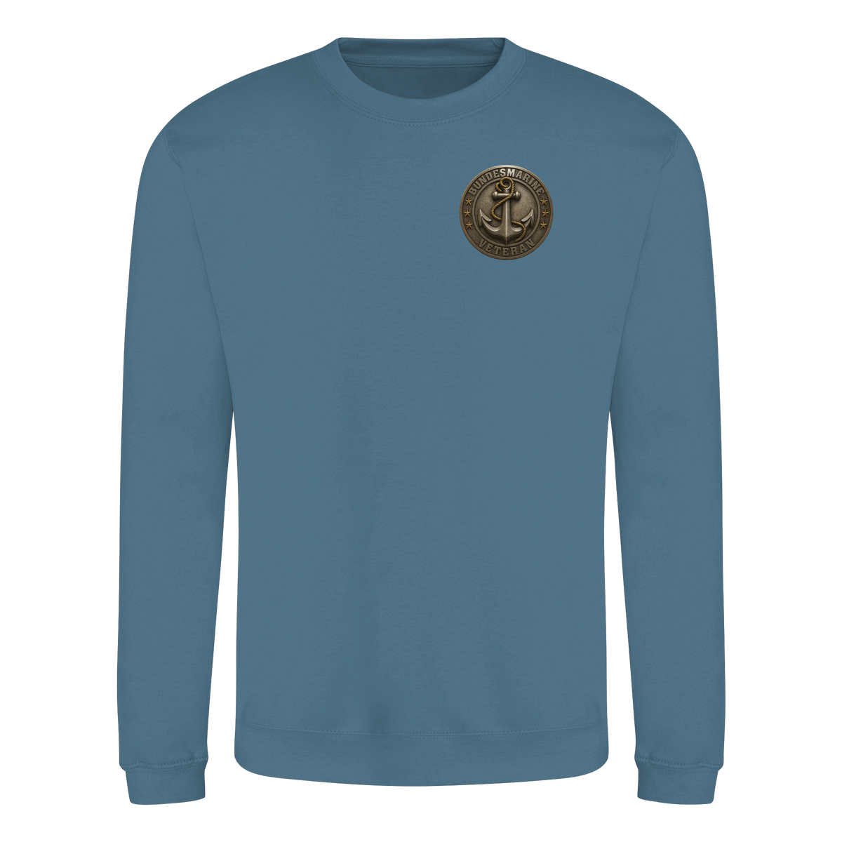 Logo BUNDESMARINE - Metalleffekt - Basic Sweatshirt