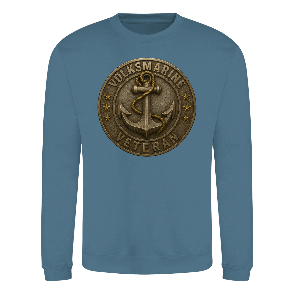 Volksmarine Veteran - Metalleffekt - Basic Sweatshirt